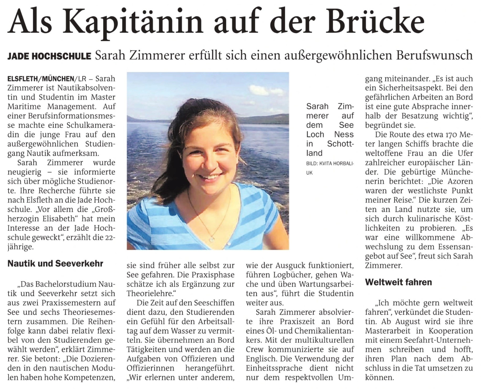 NWZ Artikel 15.05.2021